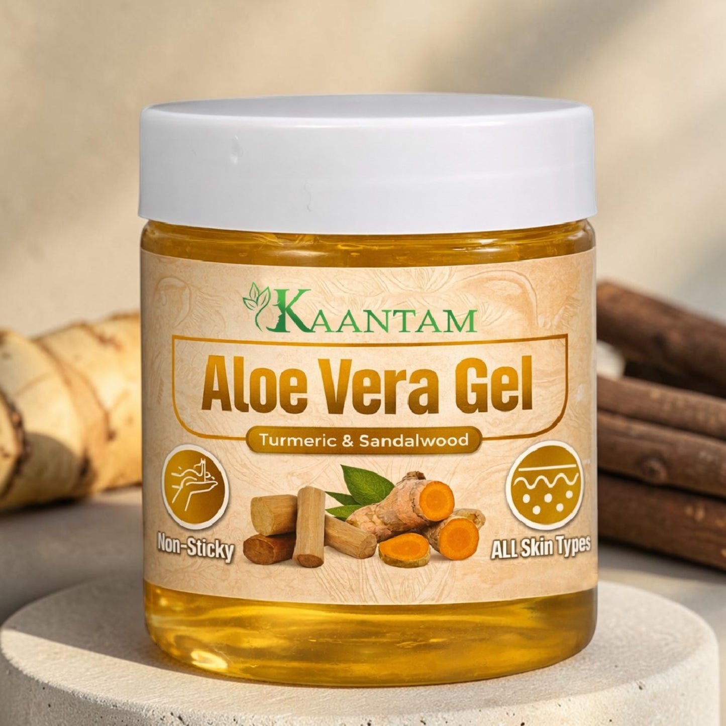 Aloe Vera Gel with Turmeric & Sandalwood