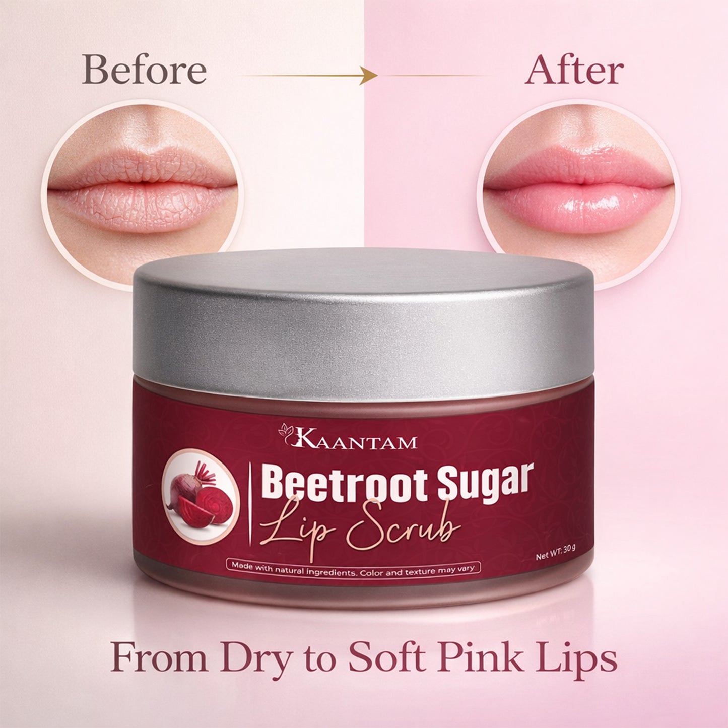 Beetroot Sugar Lip Scrub
