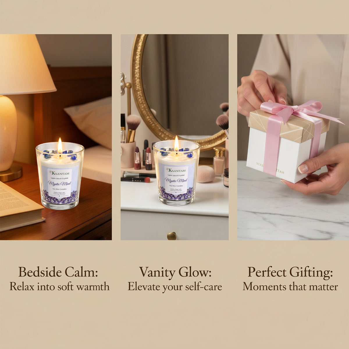 Mystic Mind candle, bedroom self-care gift