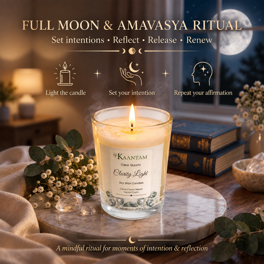Clarity Light | Clear Quartz Crystal Soy Candle