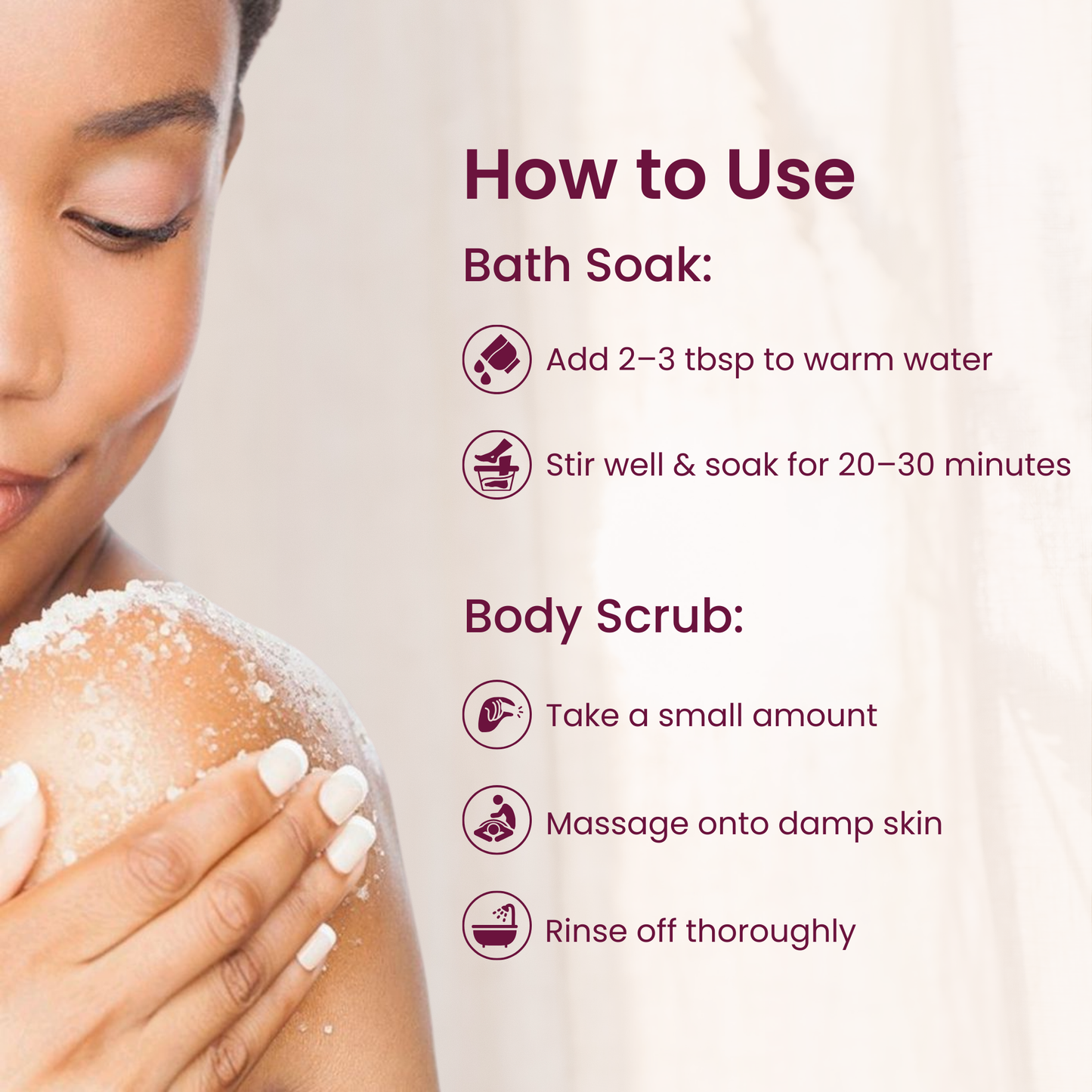 Brazilian Clay Bath Salt for Glowing Skin, Tan Removal and Softness | Kaantam