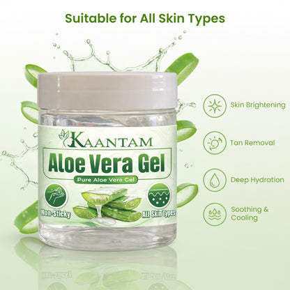 Aloe Vera Gel for Face, Skin & Hair – Hydration, Pimples & Daily Skincare