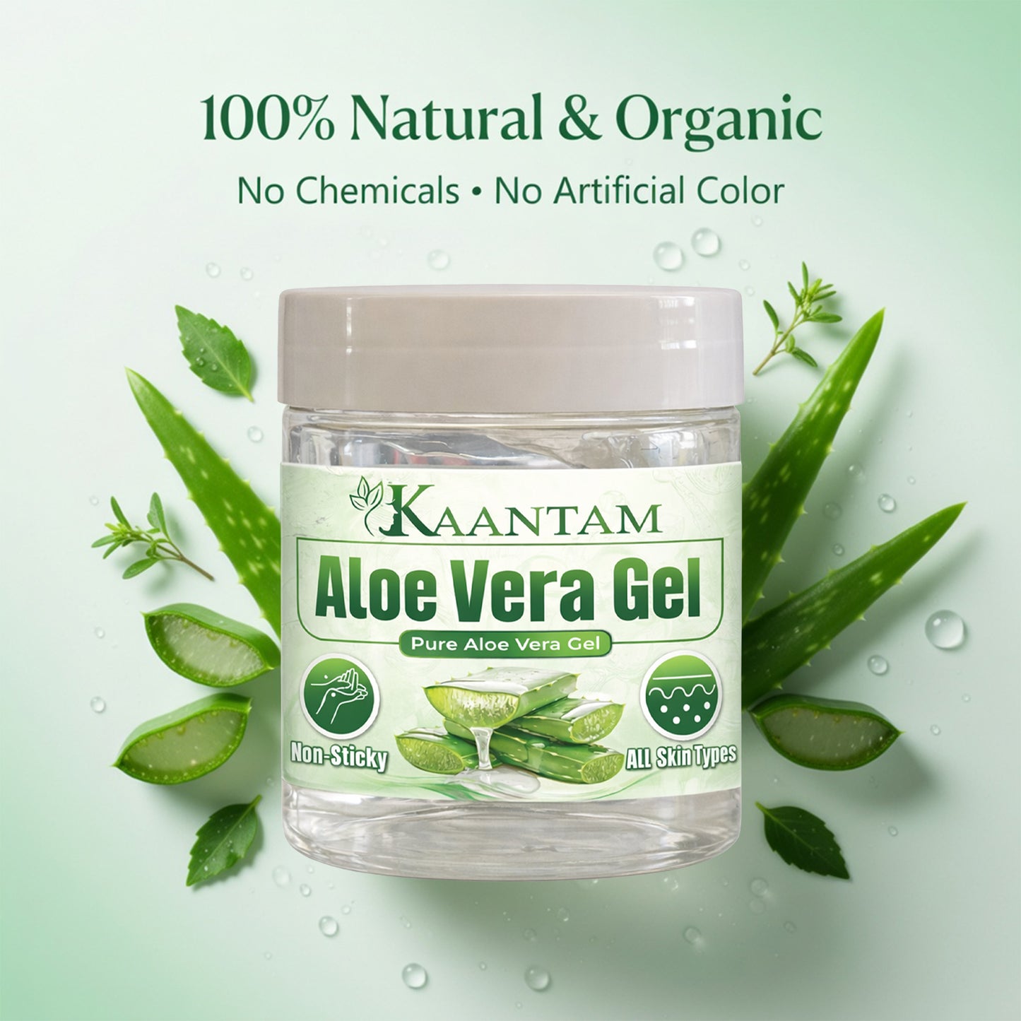 Aloe Vera Gel for Face, Skin & Hair – Hydration, Pimples & Daily Skincare