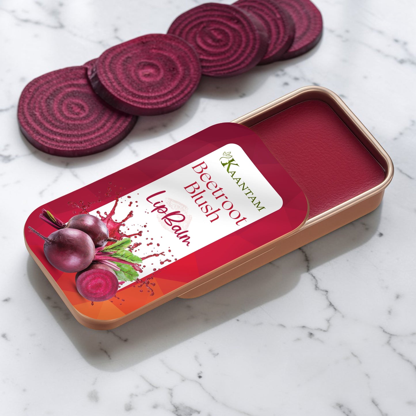 Kaantam Beetroot Lip Balm - Pack of 2