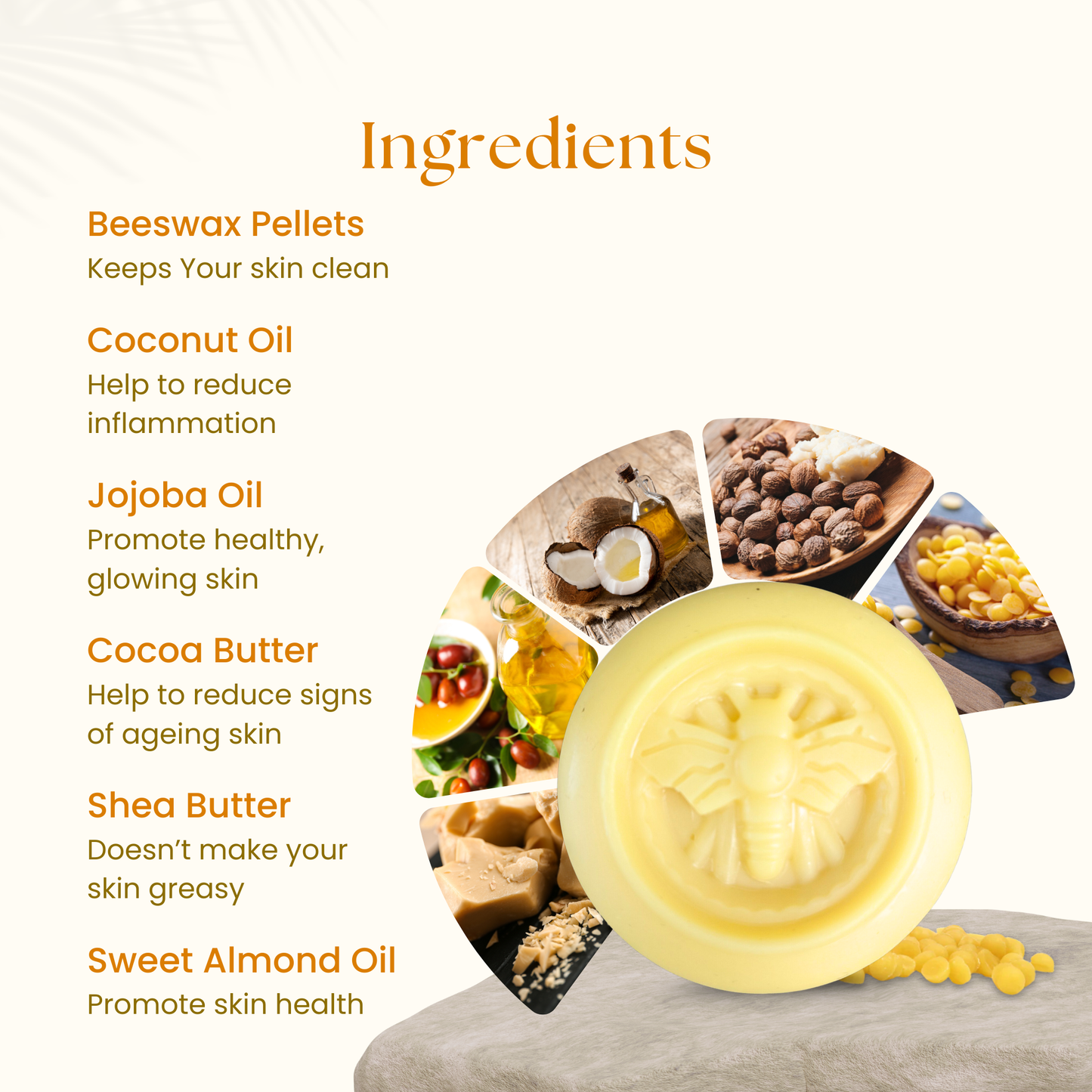 Body Butter Bar for Dry Skin – Solid Moisturizer for Rough, Dry & Dull Skin
