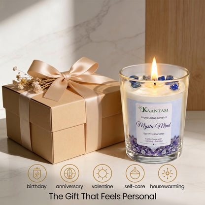 Mystic Mind | Lapis Lazuli Crystal Soy Candle