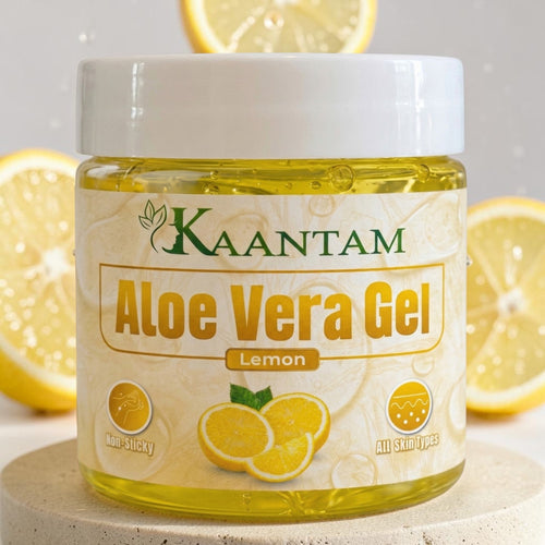 Aloe Vera Gel with Lemon – For Oily Skin, Pimples & Dark Spots