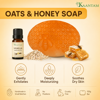Oats, Honey & Vanilla Soap