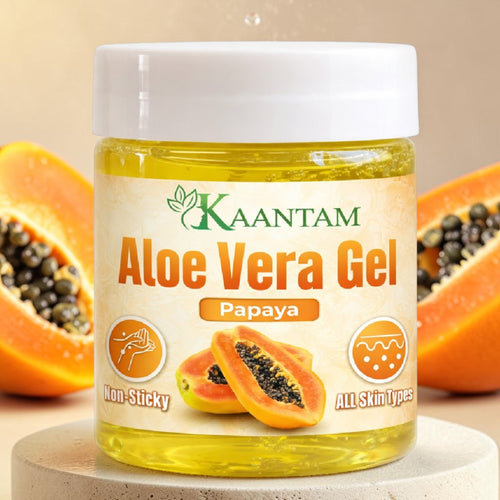 Aloe Vera Gel with Papaya – Tan Removal & Skin Brightening