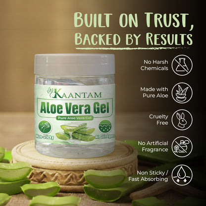 Aloe Vera Gel for Face, Skin & Hair – Hydration, Pimples & Daily Skincare
