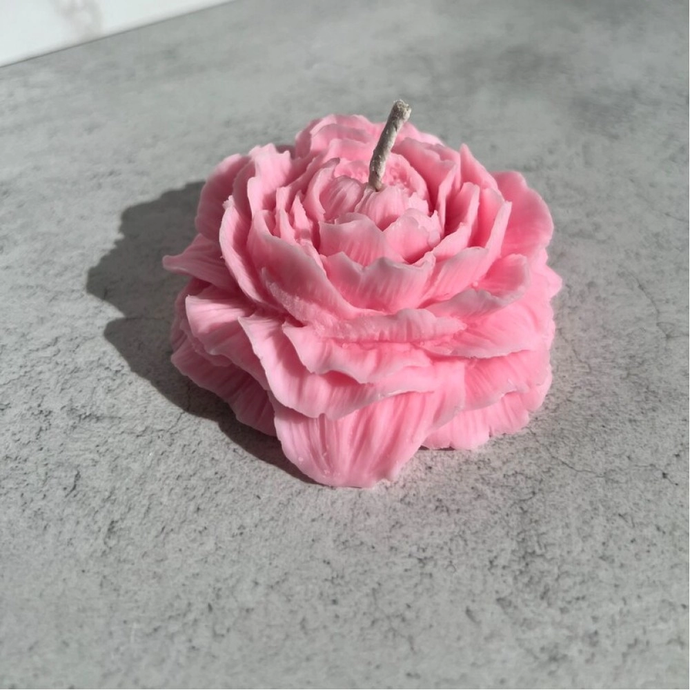 Kaantam Peony Flower Soy Wax Candle (Set of 2)